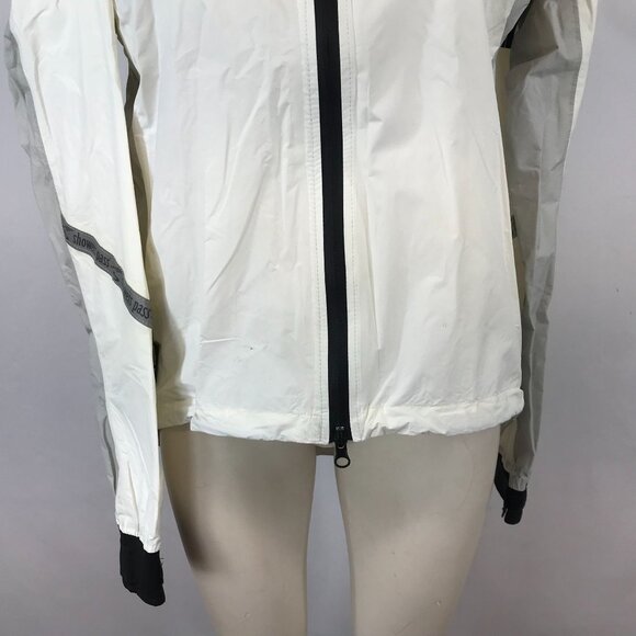 SHOWERS PASS ~ WOMENS LARGE ~ IVORY FULL ZIP CYCLING RUNNING JACKET - Picture 3 of 8